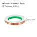 Copper Foil Tape 0.71 Inch x 21 Yards 0.08 Thick Double Sided for Electronics - Copper Tone