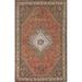 Tribal Bakhtiari Persian Vintage Area Rug Hand-Knotted Wool Carpet - 6'9"x 10'4"