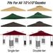 SAYFUT 10 x10 Gazebo Canopy Top Replacement 1/2 Tier Patio Outdoor Sunshade Cover UV30