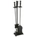 Home Impressions 4-Piece Cast Iron 28 In. H Fireplace Tool Set FT-1002 FT-1002 419336