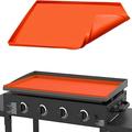 Dadiy -22 Grill Mat Compatible with Blackstone Grills High Quality Silicone Cover Non Stick/Reusable/Heavy Duty Food-grade Silicone Cover for Outdoor Cooking and Barbecue Enthusiasts(Orange)