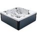 Luxuria Spas Legacy 6-Person 88-Jet 3-Pump Lounger Hot Tub with Bluetooth Speakers and Ozonator