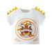 Rovga Summer Boys Girls Toddler T-Shirts Short Sleeve Cartoon Dinosaur Horn Boy S T Shirt Casual Out For 1 To 7 Years