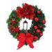 Godderr Christmas Wreaths Jesus Decorations Wreaths Jesus Door Hanging Outdoor Indoor Home Decor