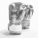 Geezers Boxing Elite Pro 2.0 Velcro Sparring/Training Gloves - Mens, Womens Boxing Hook & Loop gloves - sparring gloves - ideal for heavy duty punch bags (Silver, 16oz)