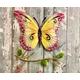Butterfly Wind Chime With Bells Garden Ornament Patio Decor Wall Hanging