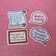 Jane Austen Quote Stickers - Pride & Prejudice Elizabeth Bennet Mr Darcy Literature Book Lover Love Classic Books