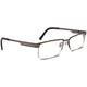 Burberry Eyeglasses B 1170 1094 Brown Half Rim Metal Frame Italy 53[]17 140