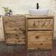 Fulham Combination | Handmade Bathroom Furniture Rustic Vanity Unit Upcycle Unit Wash Stand