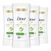 (4) Dove Advanced Care Antiperspirant Deodorant Stick with Cool Essentials Last for 48 Hours Protection Alcohol-Free Soft Comfortable Underarms for Women Daily Essentials 2.6oz &CUSTOM Storage Carrier