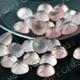 Rose Quartz Rose Cut Cabochon 10mm Round - per stone