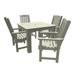 highwood Lehigh 5-piece Outdoor Dining Set - 42 x 42 Table Dining-height Harbor Gray