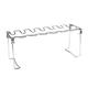 14 Slot Stainless Steel BBQ Rib Shelf Grill Barbecue Chicken Wing Leg Rack