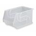 Lewisbins Hang and Stack Bin Clear PP 9 in PB1808-9 Clear PB1808-9 Clear ZO-G1562434