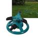 Rotating Water Sprinkler 360Â° Fully Circle Rotating Watering Sprinkler Irrigation System 3 Nozzle Pipe Hose for Garden Rotating Water Sprinkle