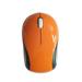 Linyer 2.4Ghz Wireless Mouse 1600DPI Home Office Computer Laptop Notebook Optical Cordless Mice Black orange