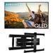 Samsung QN50Q60CAFXZA 50 QLED 4K Quantum HDR Dual LED Smart TV with a Sanus VLF728-B2 Full Motion Wall Mount (2023)