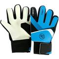 Toorise Soccer Goalie Goalkeeper Gloves for Kids 3 Size Latex Anti-Slip Soccer Gloves Adjustable Wrist Strap Kids Youth Goal Keeper Field Player Glove Training Gloves(Blue)