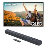 Samsung QN50Q80CAFXZA 50 4K QLED Direct Full Array with Dolby Smart TV with a JBL BAR-300 5.0ch Soundbar with MultiBeam Sound and Dolby Atmos (2023)