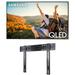 Samsung QN65Q70CAFXZA 65 QLED 4K Quantum HDR Dual LED Smart TV with a Sanus LL11-B1 Super Slim Fixed-Position Wall Mount for 40 - 85 TVs (2023)