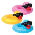 GAME 51817-BB Derby Duck Children Ring 3 Pack Holds Up to 70 Pounds Fun Inflatable Pool Floats 2 Feet Big with A 10-Inch Wide Center Small Multi
