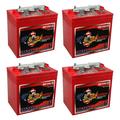 US2200XC Replaces T-105 6V Volt Deep Cycle Golf Cart Solar Marine RV and Industrial Use Batteries - 4 Pack