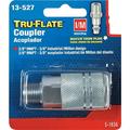 1 PK Tru-Flate 13-527-Tru-Flate Industrial/Milton Series Push-to-Connect 3/8 In. MNPT Coupler