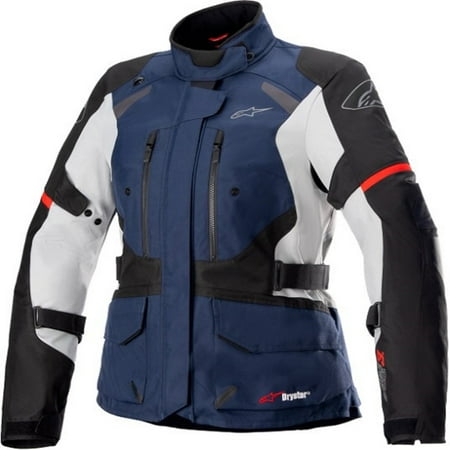 Alpinestars Stella Andes V3 Womens Drystar Motorcycle Jacket Black/Blue MD