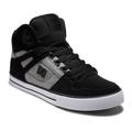 Sneaker DC SHOES "Pure High-Top" Gr. 11(44,5), grau (schwarz, grau) Schuhe Sneaker