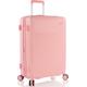 Hartschalen-Trolley HEYS "Pastel, 66 cm" Gr. B/H/T: 43 cm x 66 cm x 24 cm 70 l, pink (blush) Koffer Hartschalenkoffer