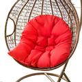 Hanging Egg Chair Cushion Pillow, Outdoor and Indoor Rattan Weave Hammock Chair Pads Soft Thicken Hanging Stand Cushion Cover Swing Hanging Basket Seat Cushion Patio Home (Red)
