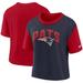 Women's Nike Red/Navy New England Patriots High Hip Fashion T-Shirt