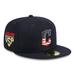 Men's New Era Navy Cleveland Guardians 2023 Fourth of July 59FIFTY Fitted Hat