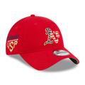 Men's New Era Red Oakland Athletics 2023 Fourth of July 9TWENTY Adjustable Hat