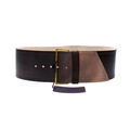 Prada metallic purple ombre wide waist belt - size 85