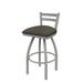 Holland Bar Stool 411 Jackie Low Back Swivel Bar & Counter Stool Plastic in Gray/Black | Counter Stool (25" Seat Height) | Wayfair 41125AN019