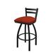 Holland Bar Stool 411 Jackie Low Back Swivel Bar & Counter Stool Plastic in Red/Blue/Black | Counter Stool (25" Seat Height) | Wayfair 41125BW021