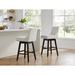 Lark Manor™ Aleksy Swivel Counter & Bar Stool Wood in White | 39 H x 18.5 W x 22 D in | Wayfair 36397A6E962A44188D4483E63029EE16