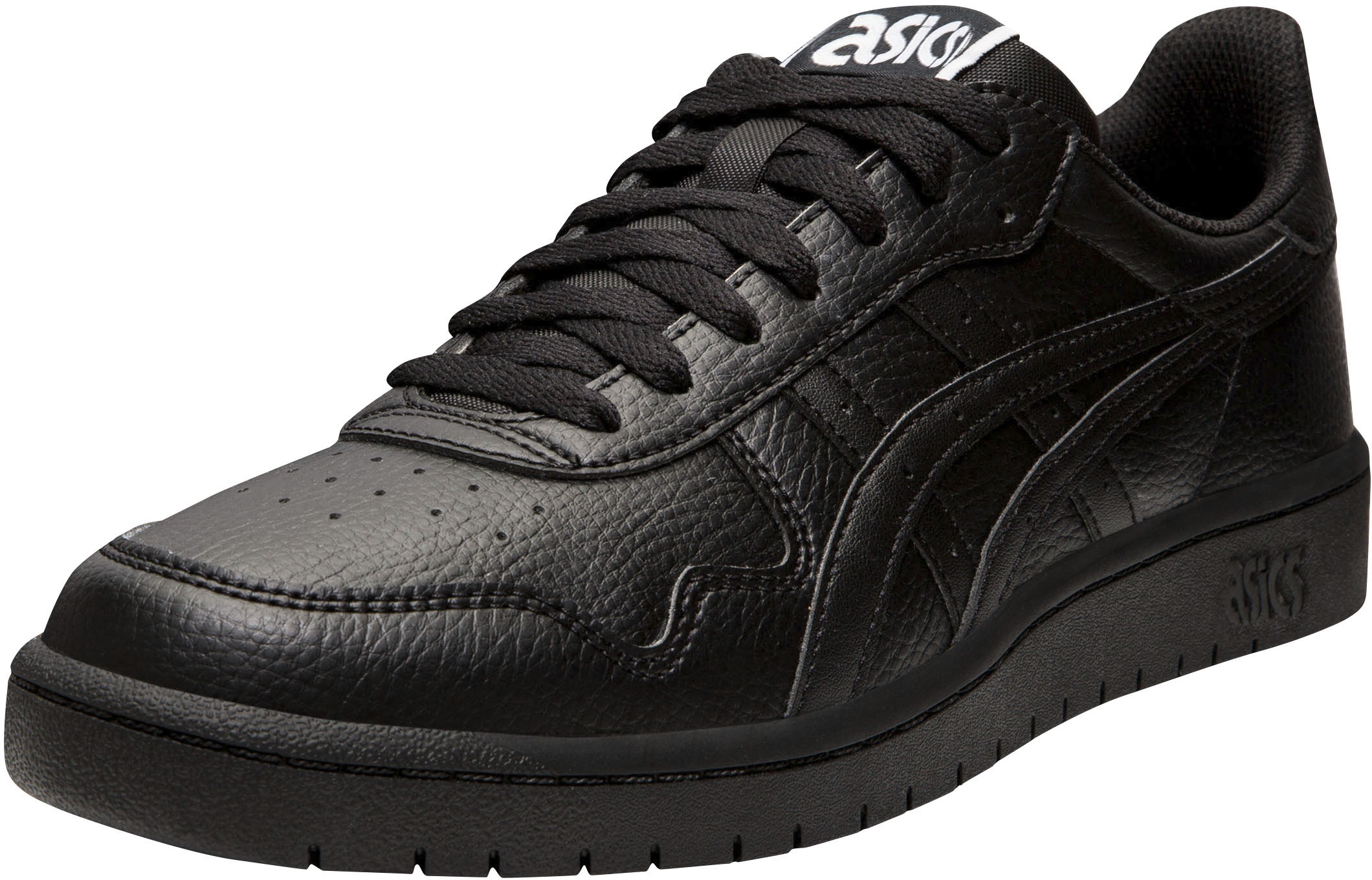 Sneaker ASICS SPORTSTYLE "JAPAN S", Herren, Gr. 46,5, schwarz, Synthetik, unifarben, Schuhe