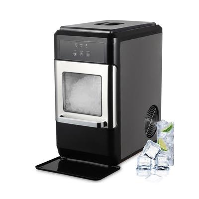 JEREMY CASS 26 Lbs/24h Portable Countertop Ice Maker Machine for Crystal Ice Cubes with Ice Scoop