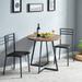 3-Pieces Round Dining Set for Small Spaces, Dining Table Set of 3