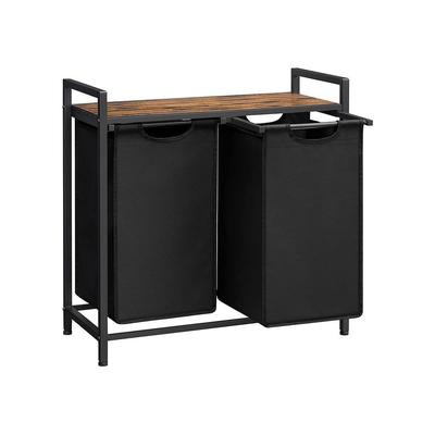 Laundry Hamper with Dual Oxford Fabric Liners and Shelf