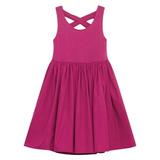 ZRBYWB Westernized Girls Dress Open Back Sleeveless Tank Top Dress Children s Daily Versatile Black Dress Trend Summer Clothes