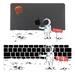Astronaut Case for MacBook Air M1 / Air 13 Retina Newest Release (2018-2022 Models: A2337 / A2179 / A1932) Hard Shell Case with Keyboard Cover Set - H