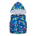 Kid Toddler Boys Outfits Camouflage Hooded Warm Coat Sleeveless Windproof Cute Clothes Size 130 Blue