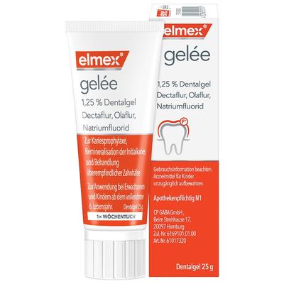 Elmex - gelée Zahnpasta zum Schutz vor Karies und Zahnschmerzen Zusätzliches Sortiment 025 kg