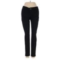 Express Jeans Jeggings - Low Rise Skinny Leg Denim: Black Bottoms - Women's Size 00 - Black Wash