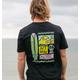 Men's Surfers Against Sewage Chemical Seas T-shirt Size: M Navy Blue Certified Organic Cotton Printed T-shirt