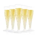Flûtes à Champagne en Plastique à Paillettes Dorées pour Jus de Fruits Coupe de Poulet Standard