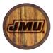 Brown James Madison Dukes Branded Faux Barrel Top Sign